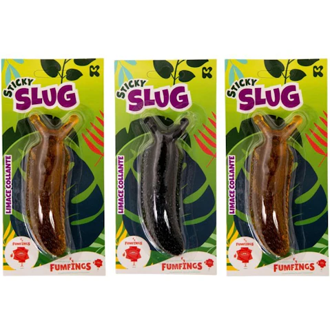 Fumfings Animal 3 Piece Kids Sticky Slug Stretch Prank Toy - 19cm