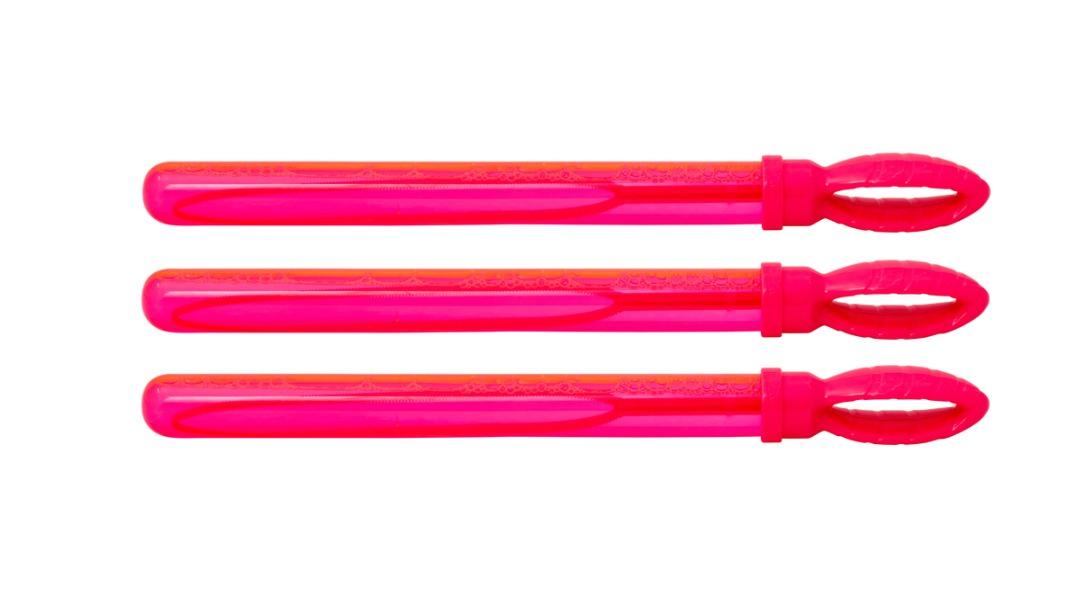 Fumfings Novelty 3 Piece Kids Giant Water Bubble Wands Display Boxed Toy 