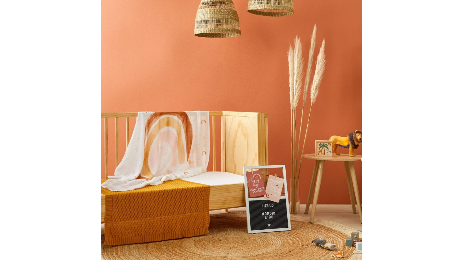 Nordic Kids Baby Cot Pram Blanket Honey Harvey Norman