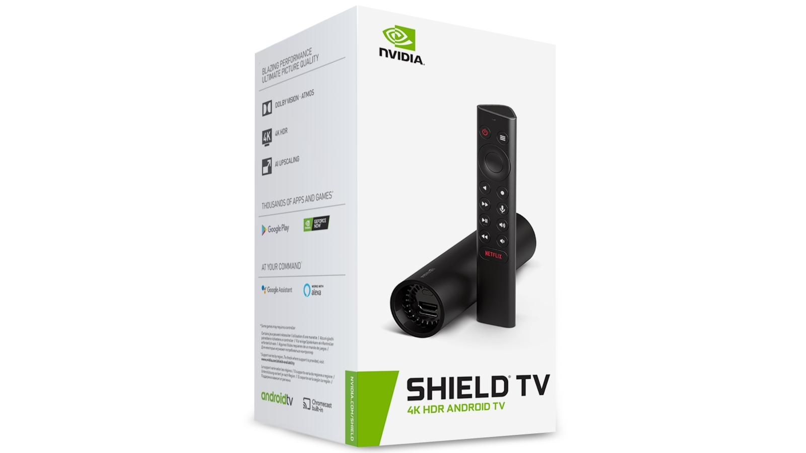 NVIDIA Shield TV 4K HDR Android TV Streaming Media Player