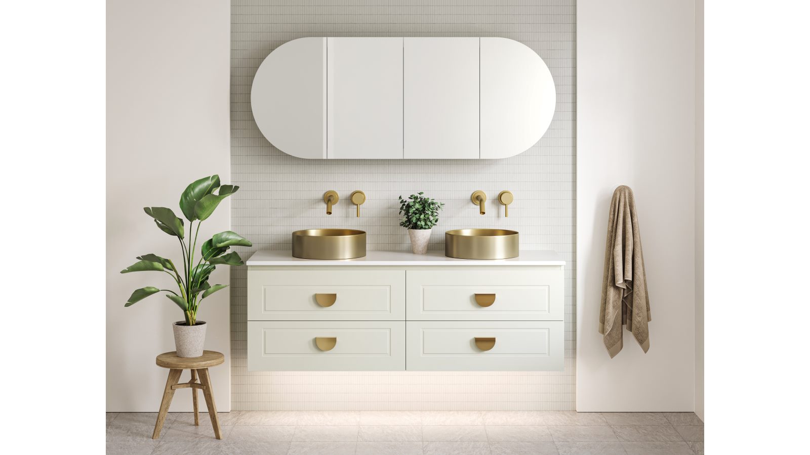 Timberline Nevada Plus Classic 1500mm Wall Hung Vanity with Silk