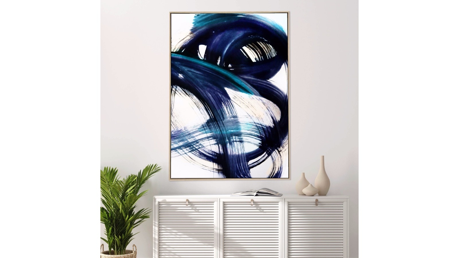 Arte Lab 160x120cm Navy Sails Boxed Canvas Harvey Norman