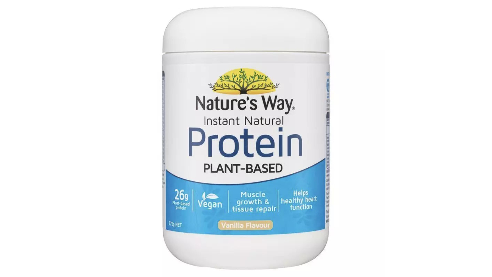 Natures Way 375g Instant Natural Protein - Vanilla 