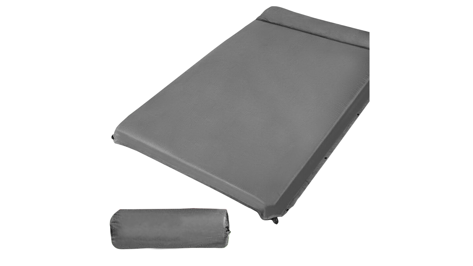 Bargains Online Double Size Grey Self Inflating Slip Resistant Mattress