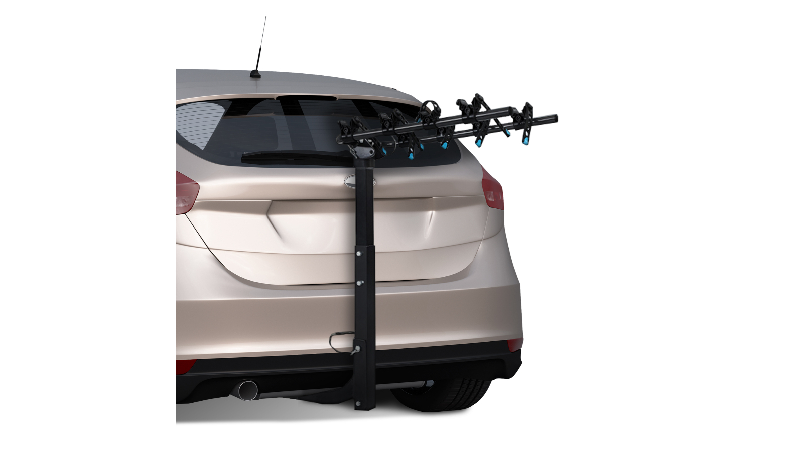 Bargains Online 4 Bicycle Bike Car Rear Carrier Rack Towbar Foldable