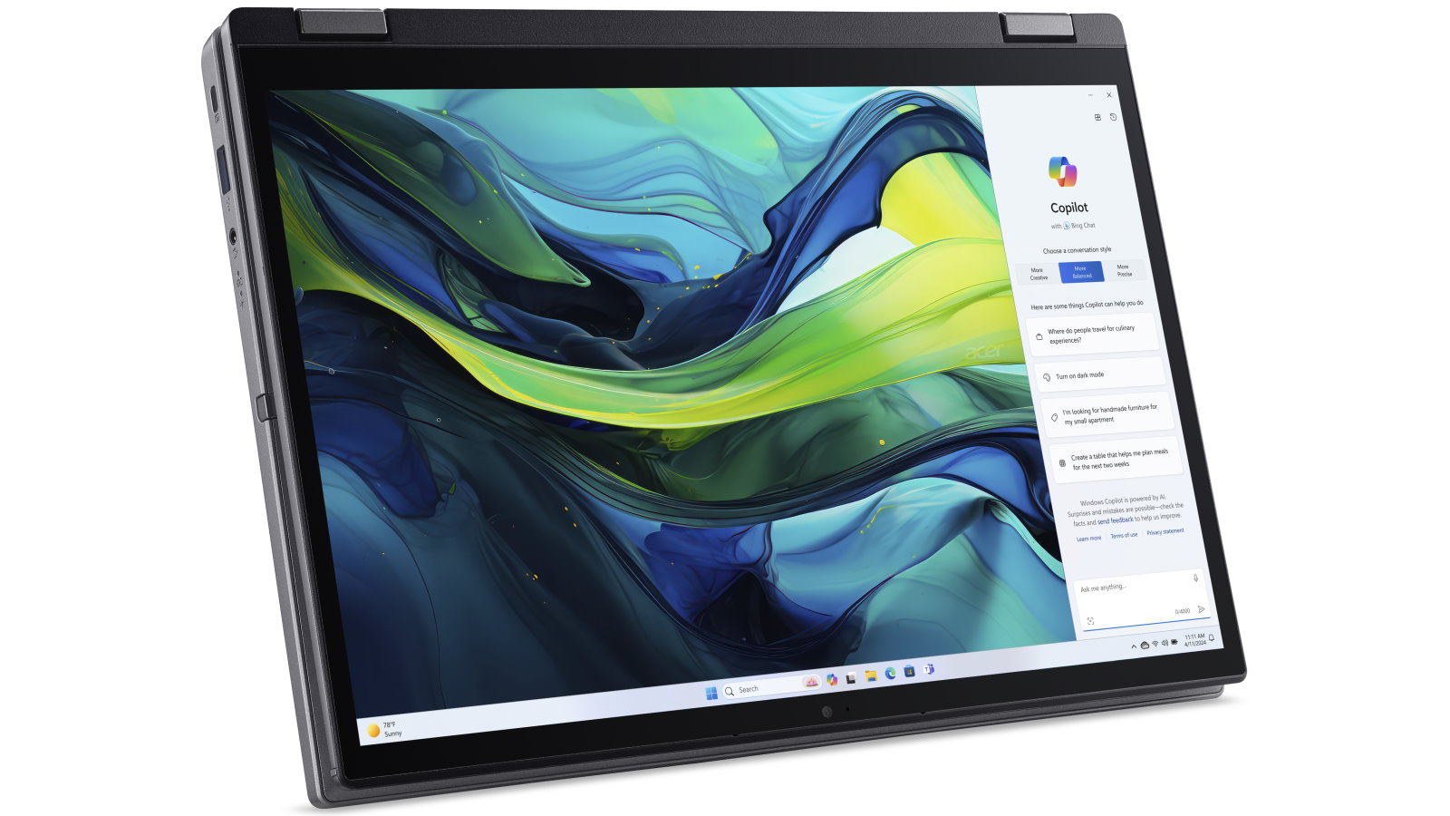 Acer Aspire Spin 14 14-inch Core Ultra 5-115U/16GB/512GB SSD 2-in