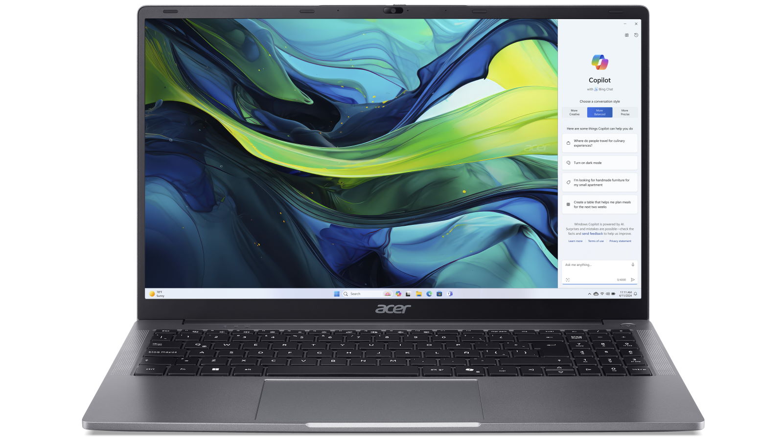 Acer Aspire Lite 15 15.6-inch Pentium-N6000/8GB/256GB SSD Laptop