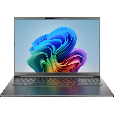 Acer Aspire 16 AI 16-inch Snapdragon X X1-26100/16GB/512GB SSD Laptop - Steel Grey