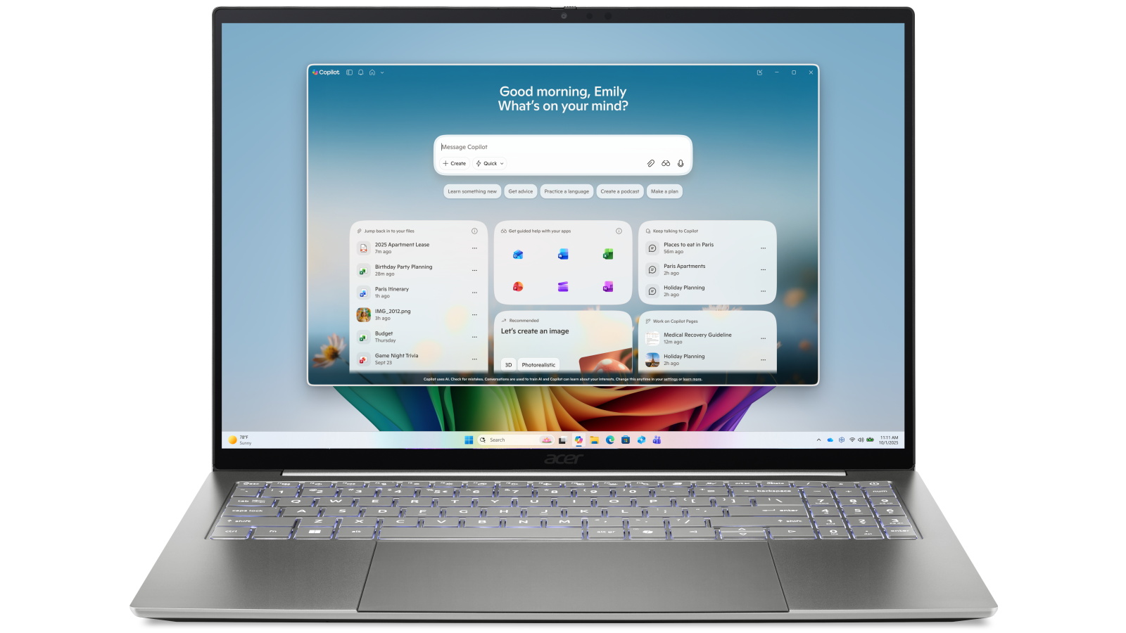 Acer Swift 16 AI 16-inch Core Ultra-X7-358H/16GB/512GB SSD Laptop - Iron