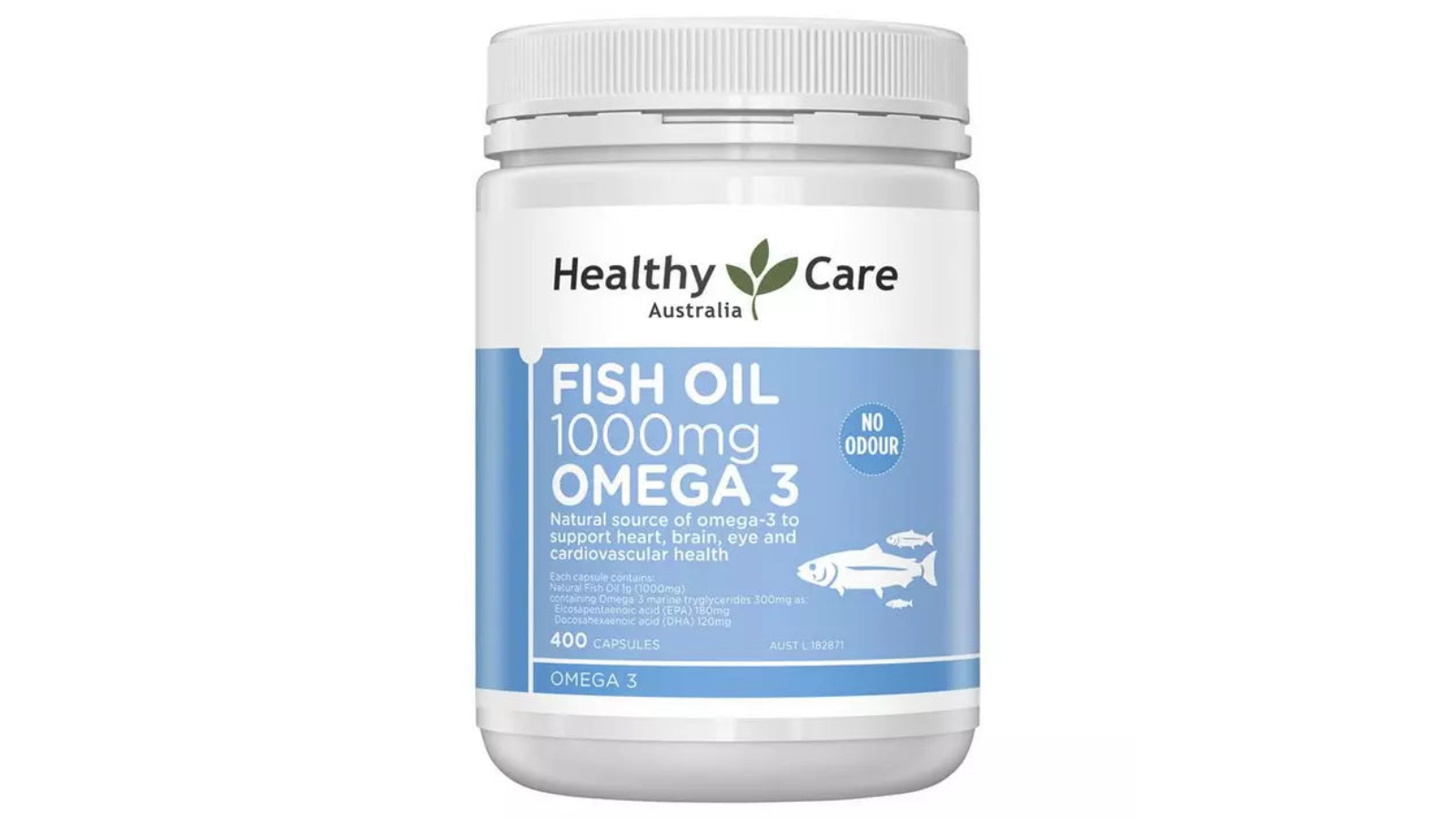 Healthy Care 1000mg Omega 3 Fish Oil - 400 Capsule
