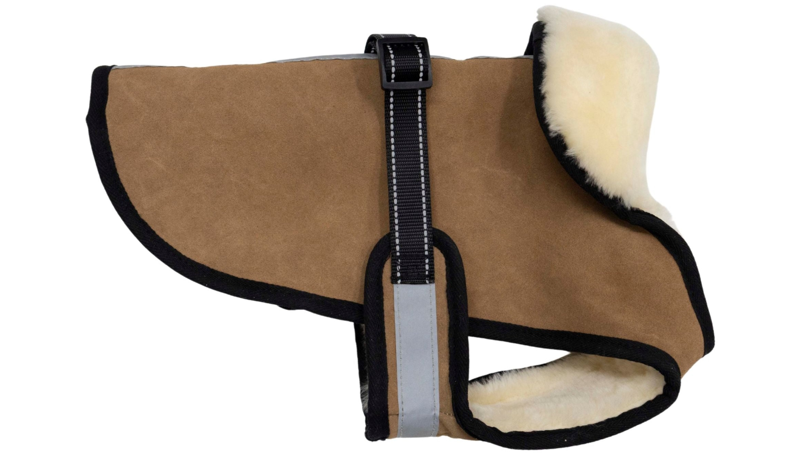 Naturally Sheepskins Natural/Tan Dog Coat - 25cm