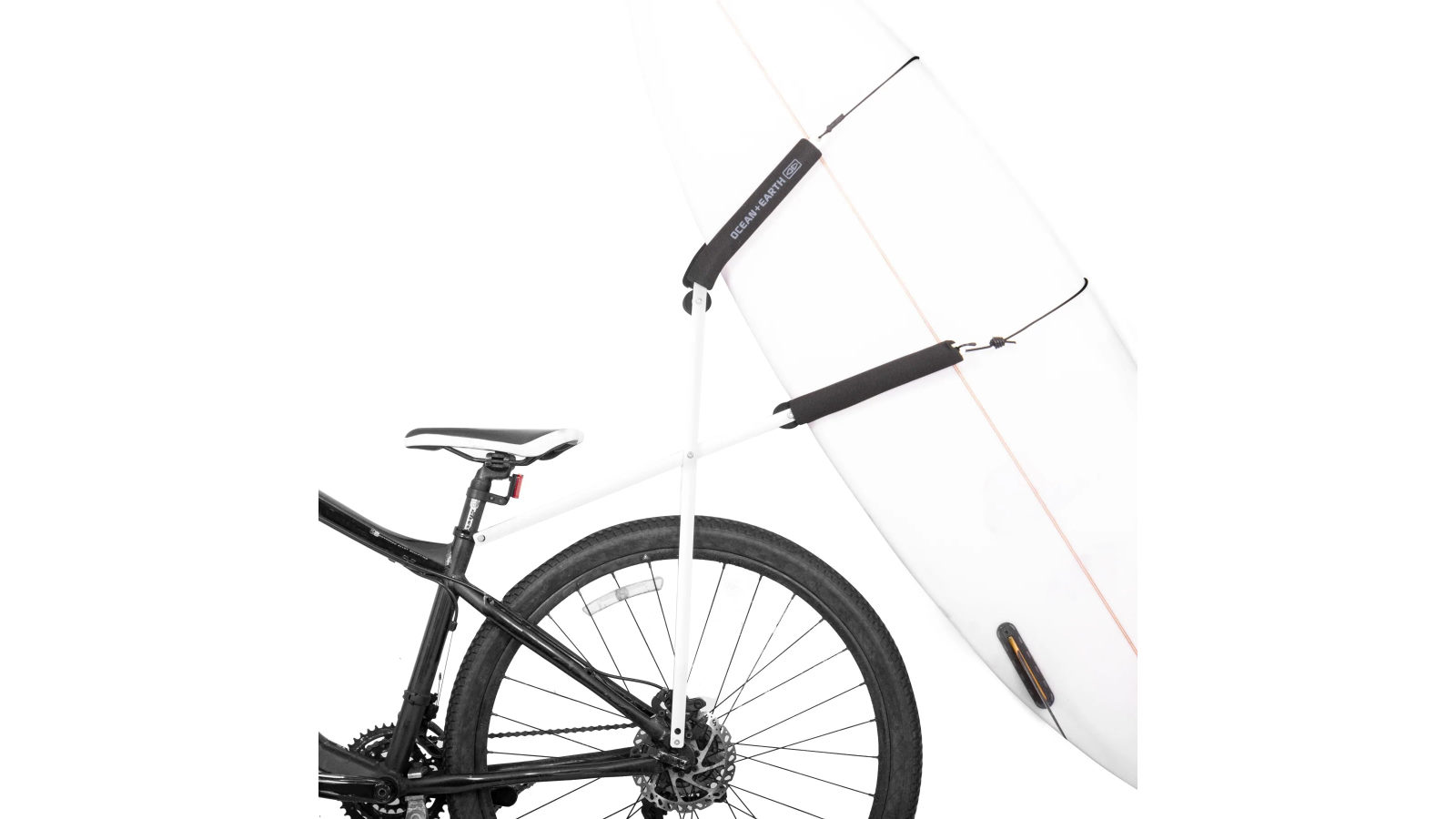 Ocean & Earth Rear Mounted Bike Rack for Surfboards