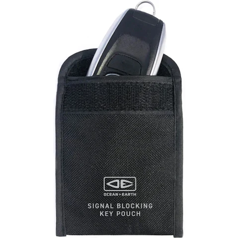 Ocean and Earth Signal Blocking Car Key Fob Pouch for Key Vaults