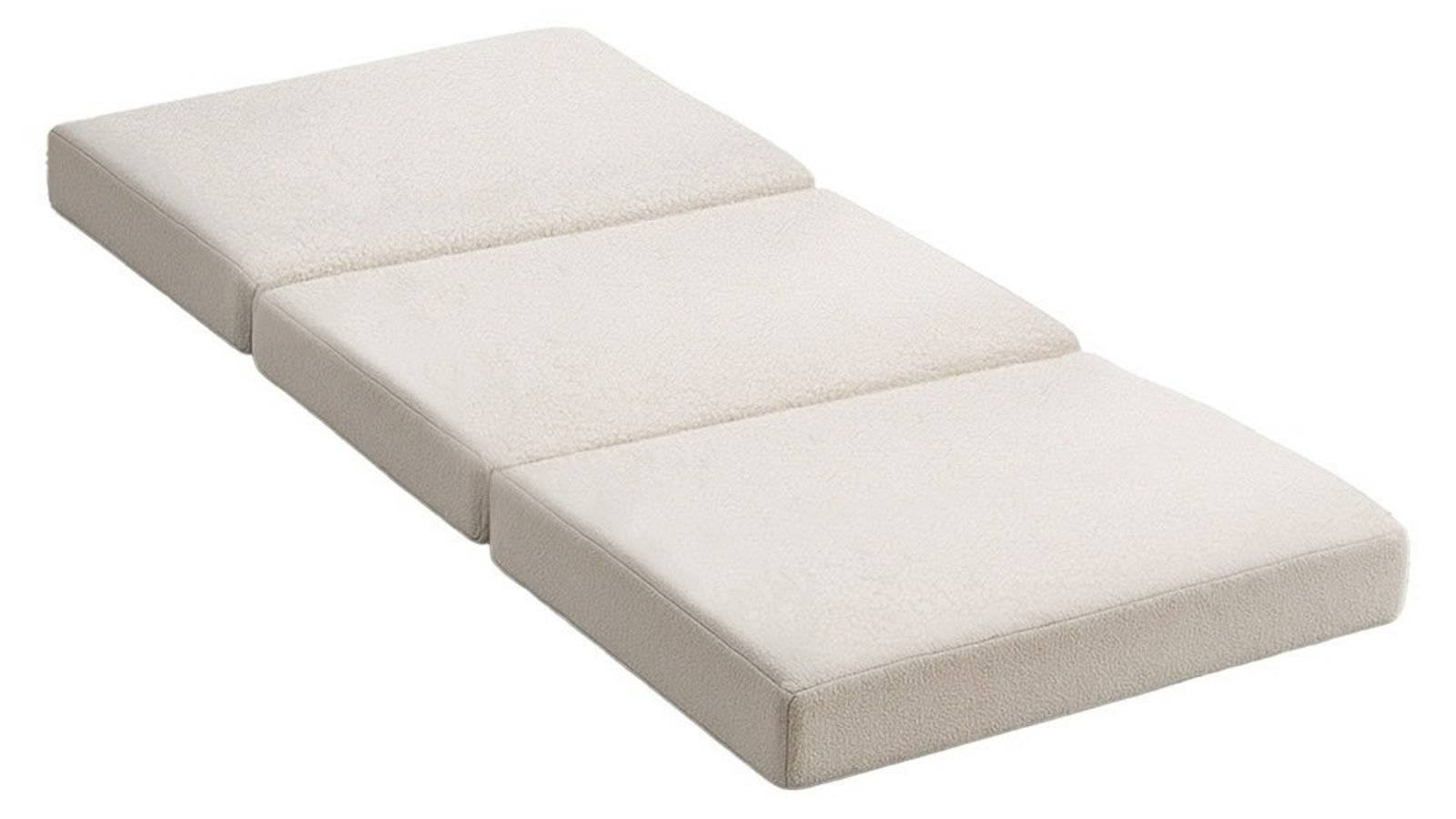 Giselle Bedding Foldable Mattress Fleece Portable 3-fold Foam Mattresses