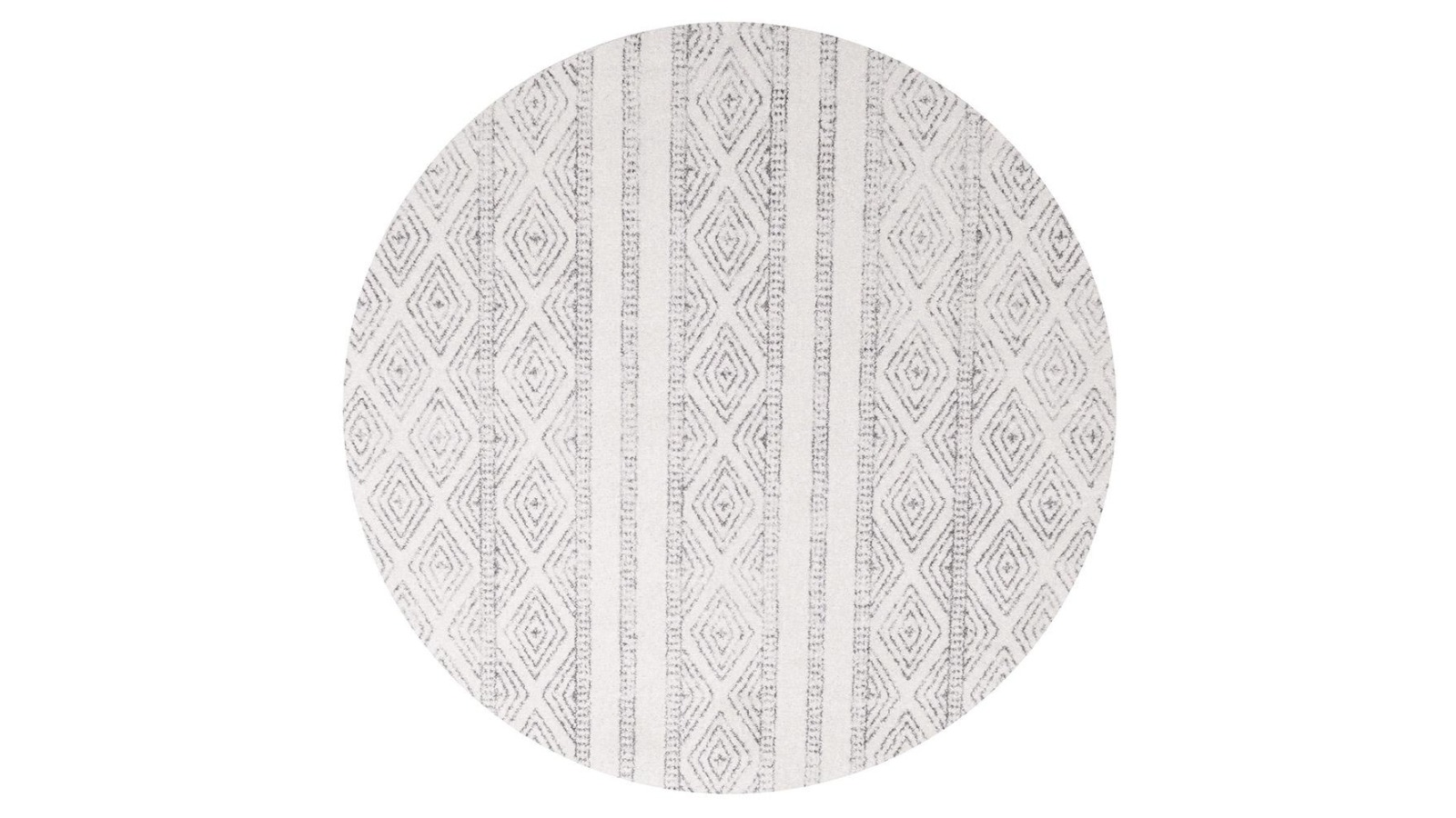 The Weave Studio Belle 450 Grey Round Rug