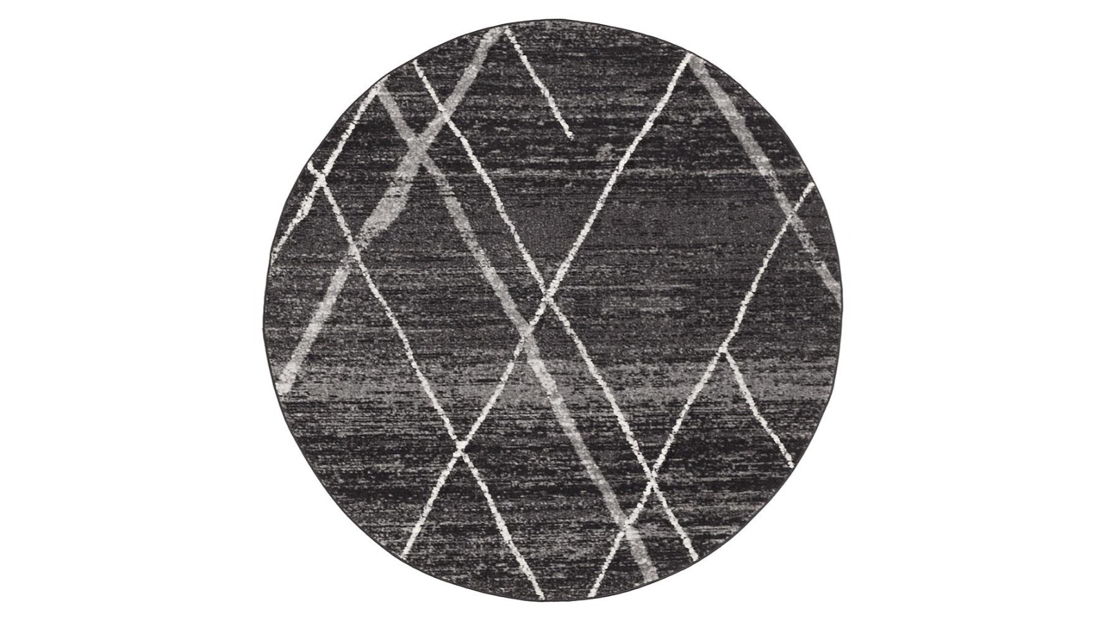 The Weave Studio Belle 452 Charcoal Round Rug - 200 x 200cm