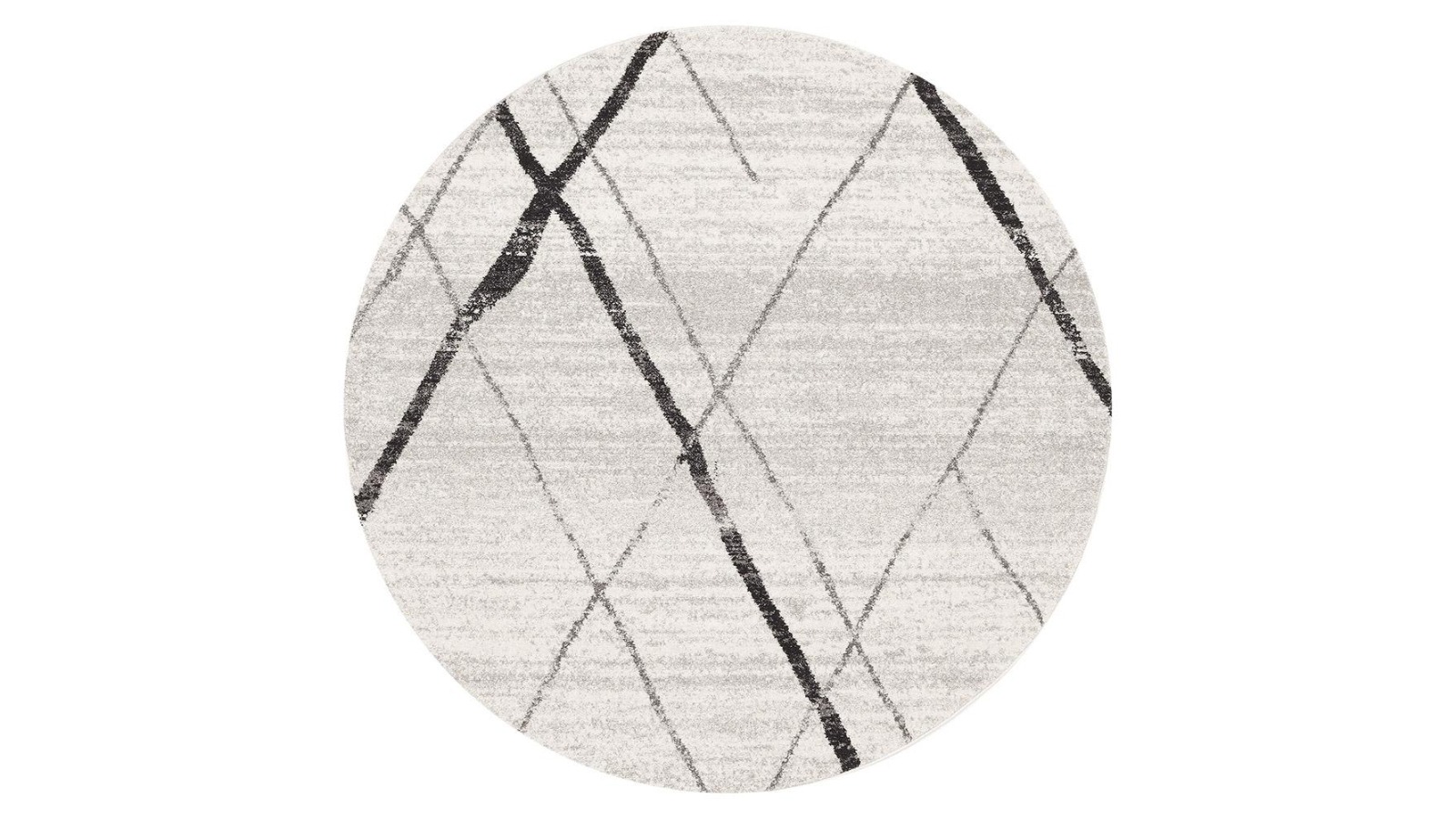 The Weave Studio Belle 452 Grey Round Rug