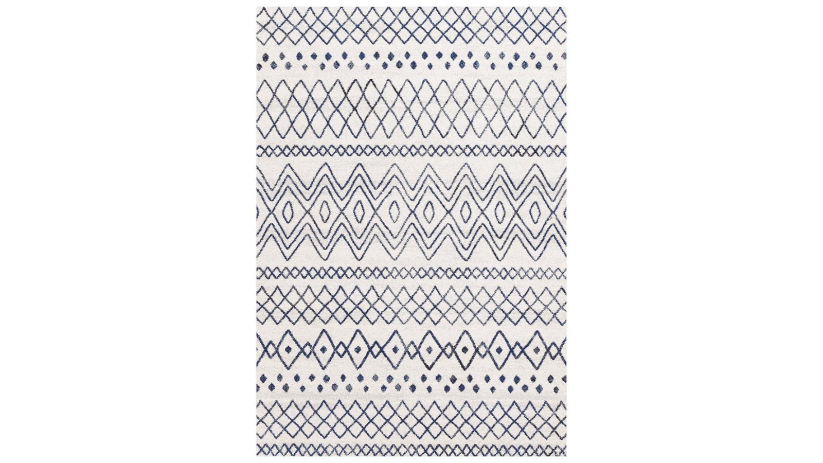 The Weave Studio Belle 453 White Blue Rug