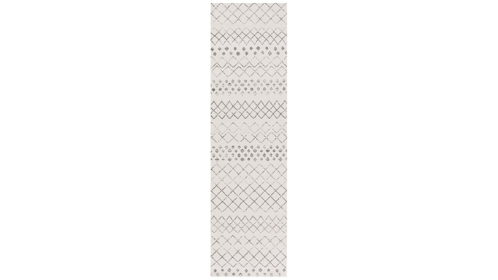 The Weave Studio Belle 454 White Runner Rug