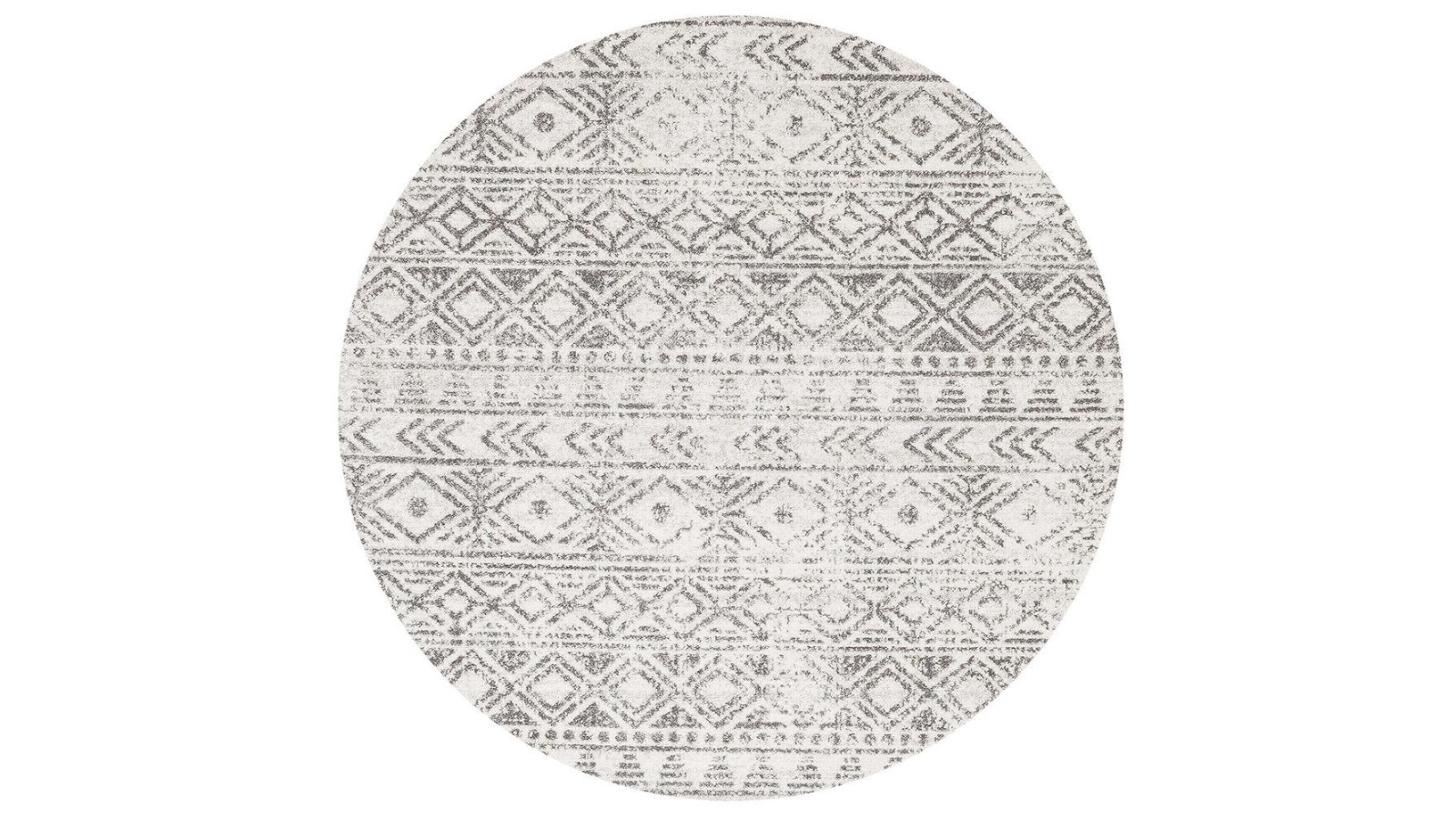 The Weave Studio Belle 456 Grey Round Rug