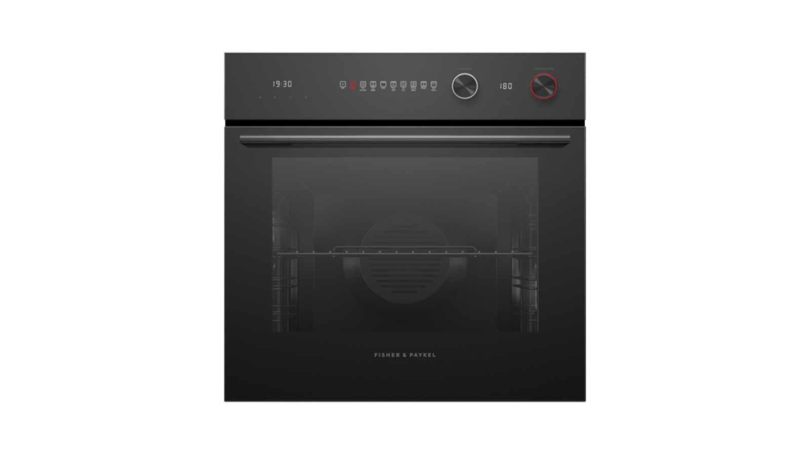 Fisher & Paykel 60cm Series 5 Contemporary Pyrolytic Oven - Black Glass