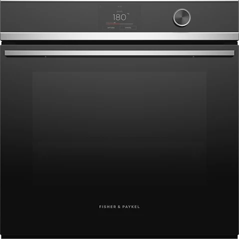 Fisher & Paykel 60cm Series 9 Contemporary Pyrolytic Oven - Stainless Steel