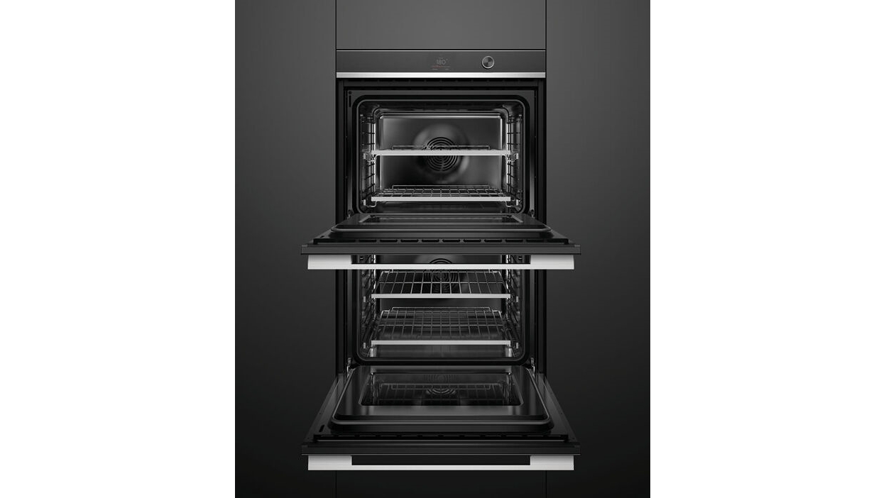 Fisher & Paykel 760mm Series 9 17Function Contemporary Double Oven