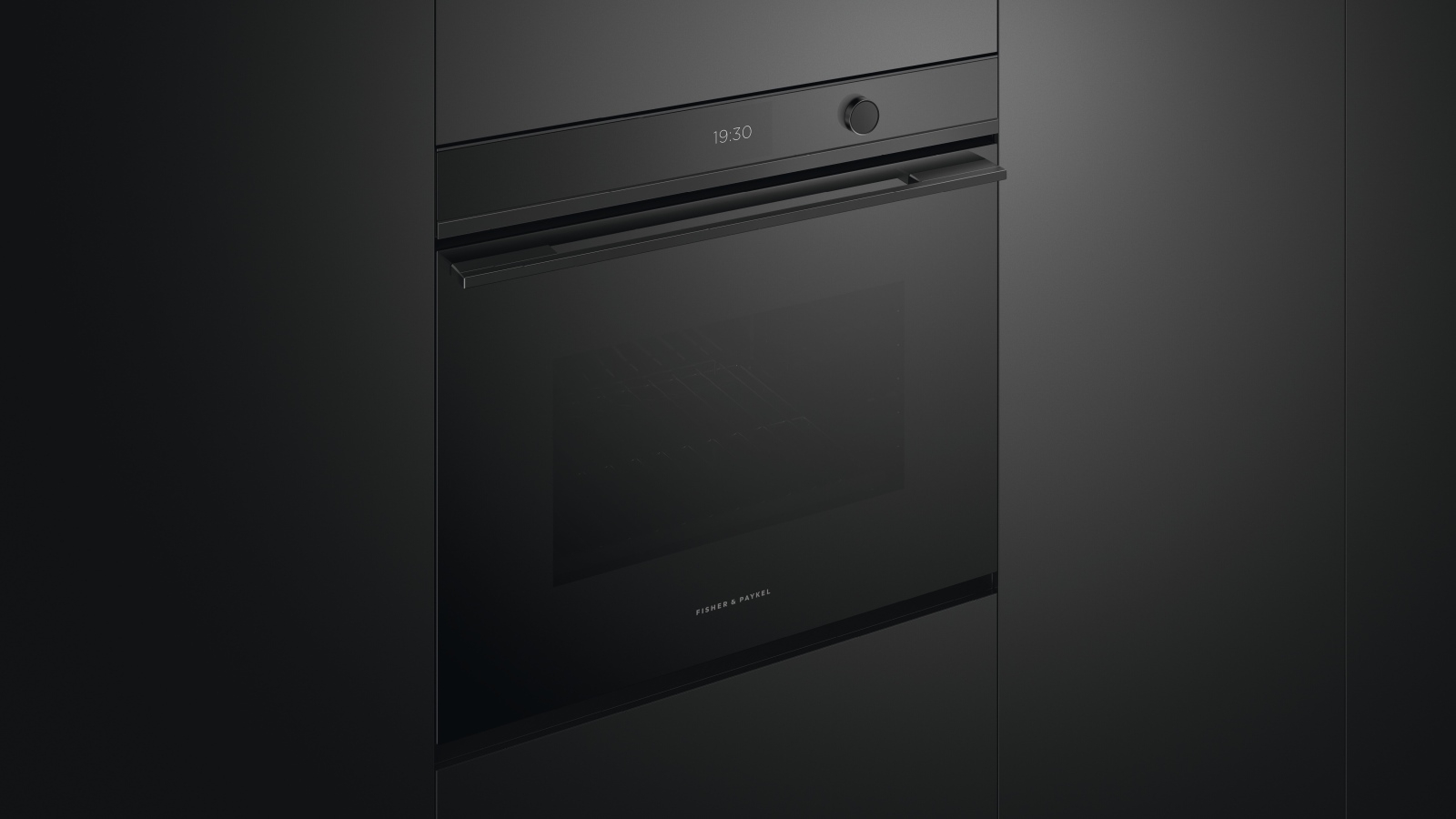 Fisher & Paykel 760mm 17Function Builtin Pyrolytic Oven Black