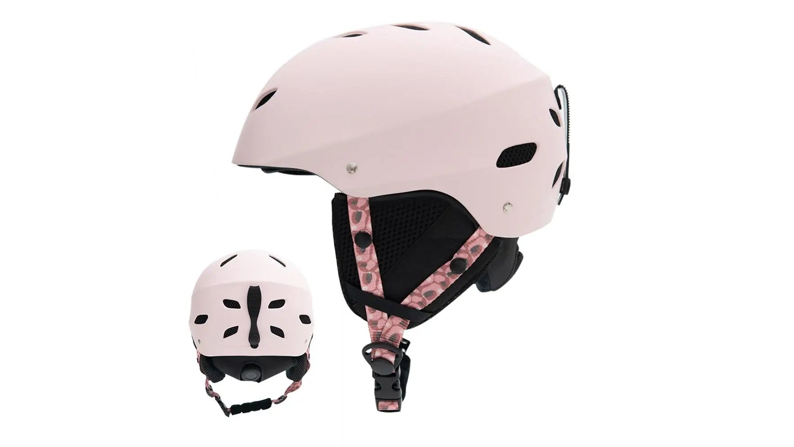 NNEOBA Pink ABS Shell Windproof Half-Covered Cycling Helmet