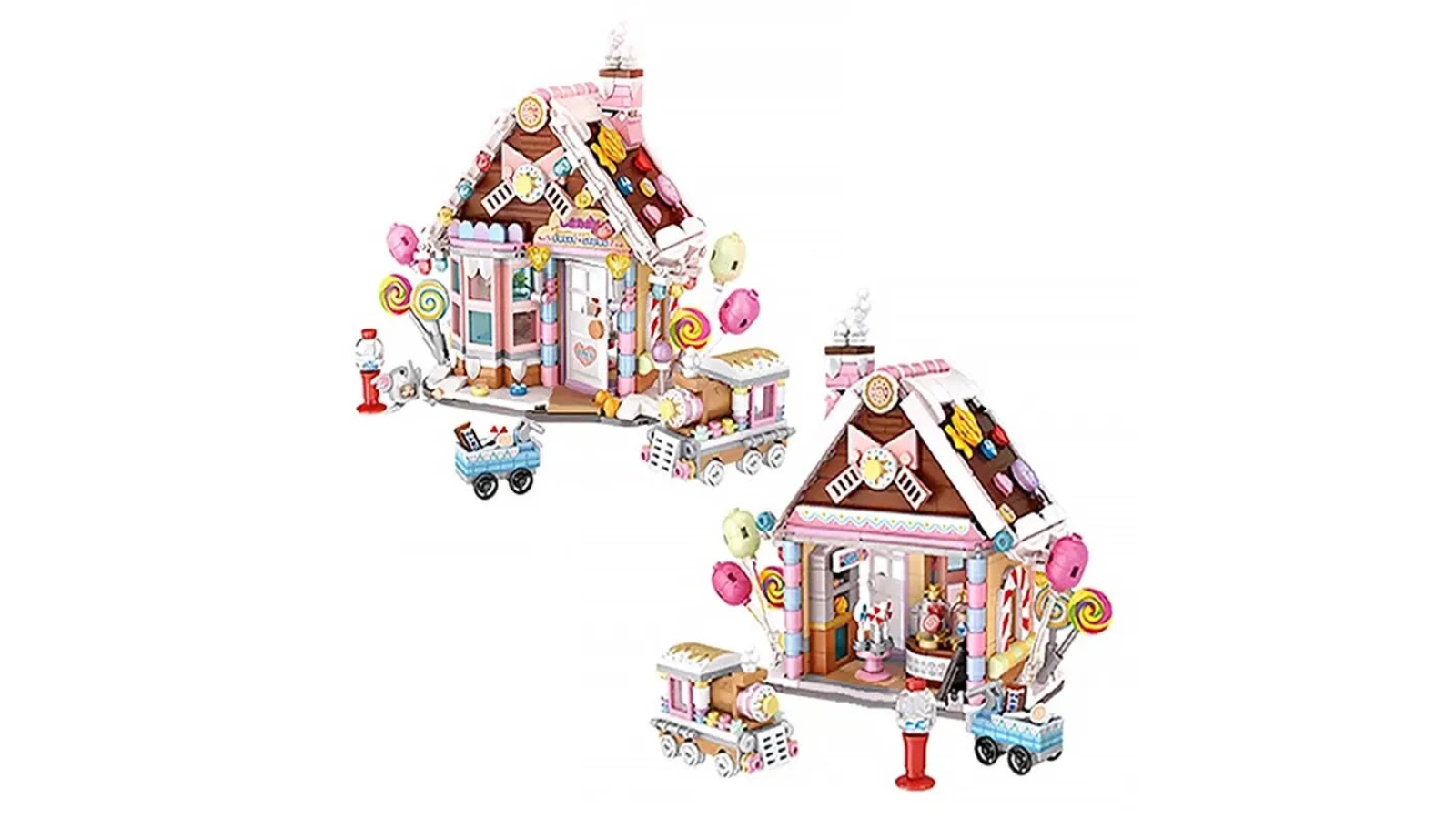NNEOBA 781 Piece Candy House Building Blocks