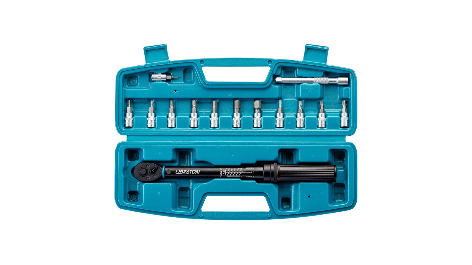 NNEOBA 14 Piece Blue Bike Torque Wrench Set