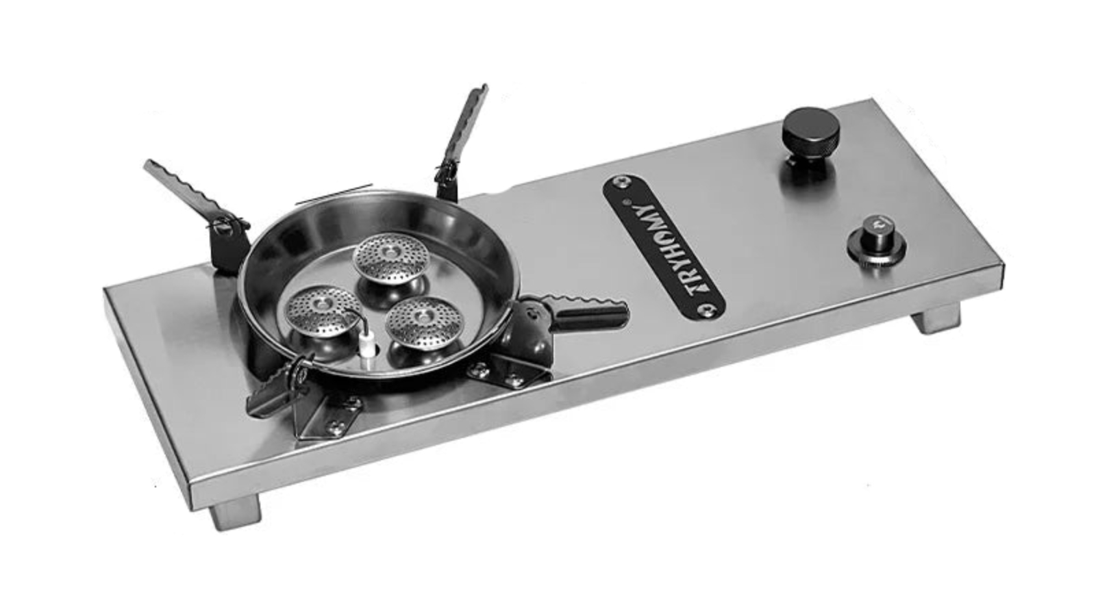 NNEOBA Silver High-Power Folding Stainless Steel Camping Gas Stove