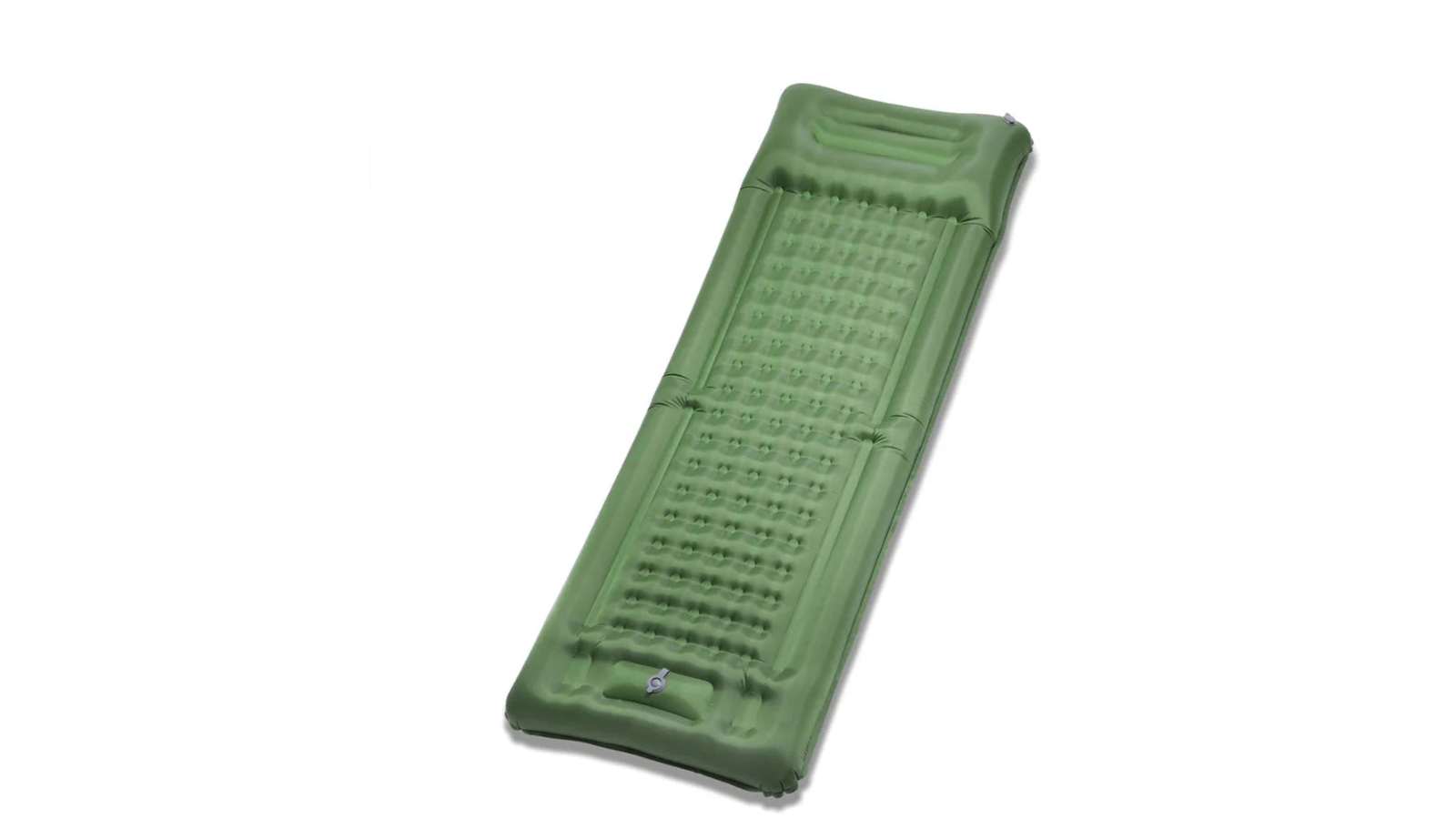 NNEOBA Inflatable Sleeping Pad with Built-In Pump - Army Green