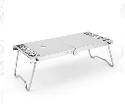 NNEOBA Portable Outdoor Stainless Steel Camping Table