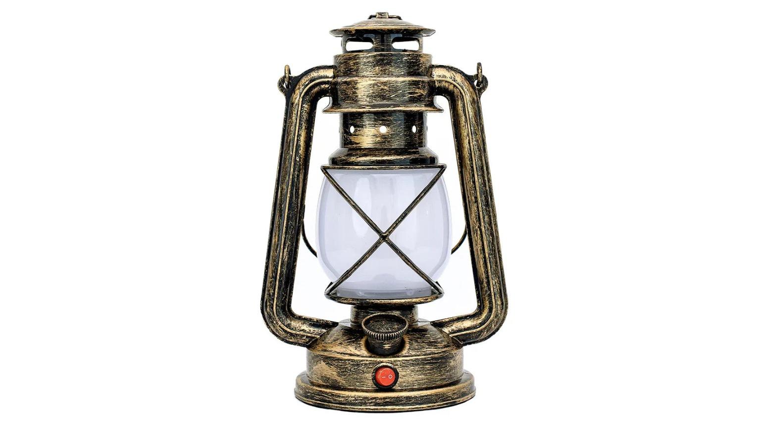 NNEOBA Vintage LED Metal Hanging Lantern