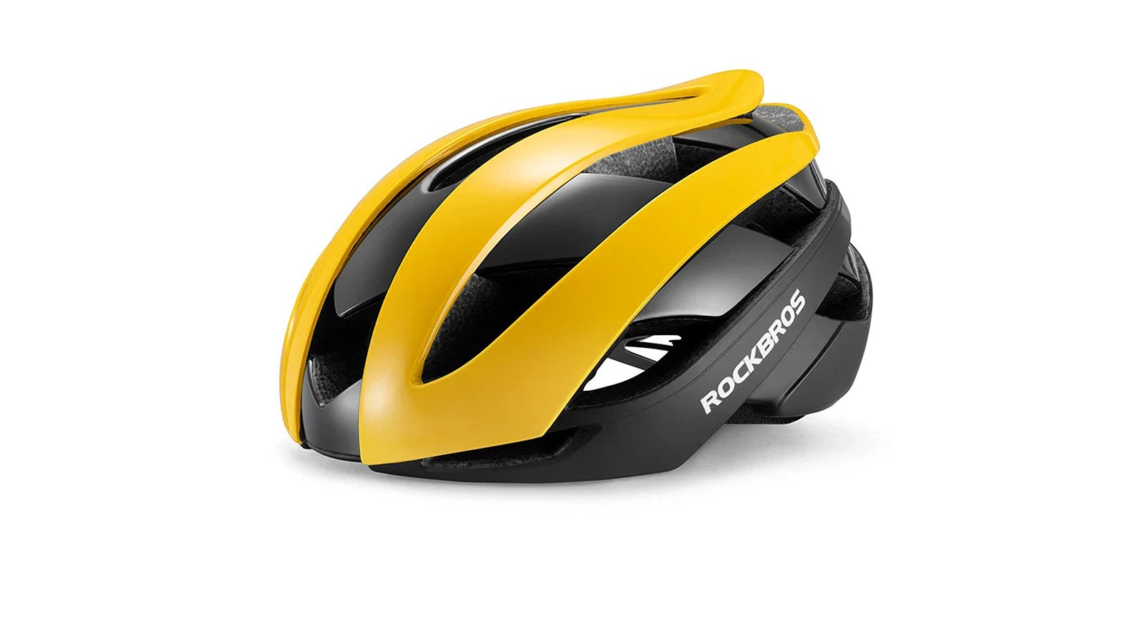 NNEOBA Yellow Ultralight Magnetic Snap Closure Bicycle Helmet