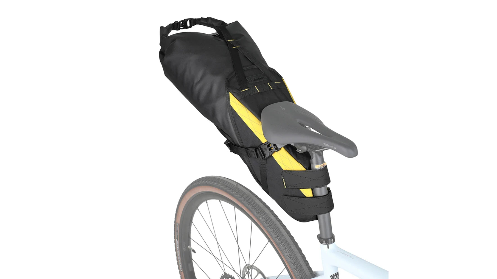 NNEOBA 14 Litre Waterproof Bike Saddle Bag - Yellow