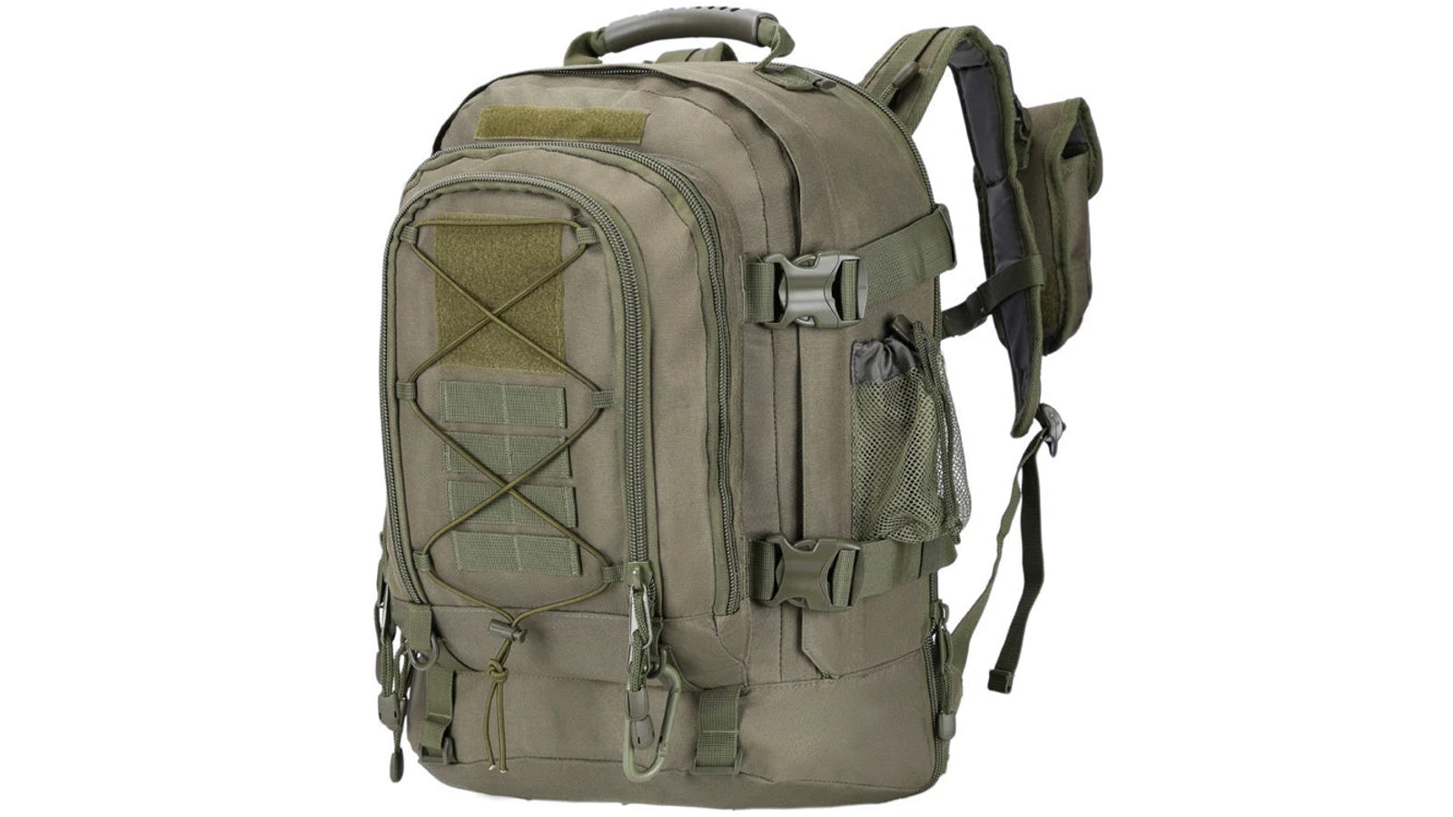 NNEOBA 60L Expandable Tactical Backpack Molle - Green