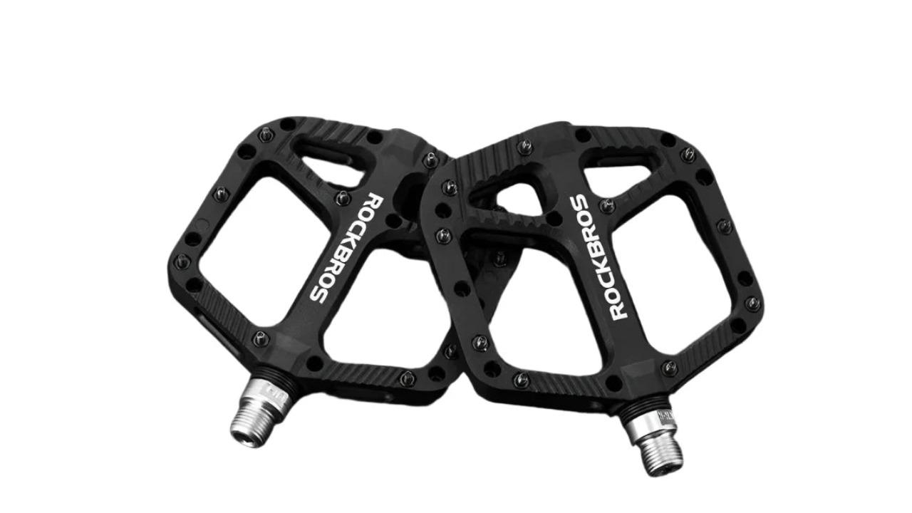 NNEOBA Ultralight Flat Platform Nylon Composite Bicycle Pedal - Black