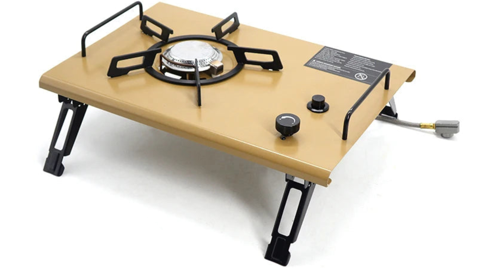 NNEOBA Khaki Folding Camping Gas Stove with IGT Table