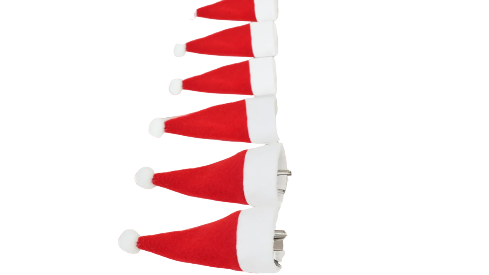 NNEOBA Set of 20 Festive Tableware Holder Christmas Hat Cutlery Bag