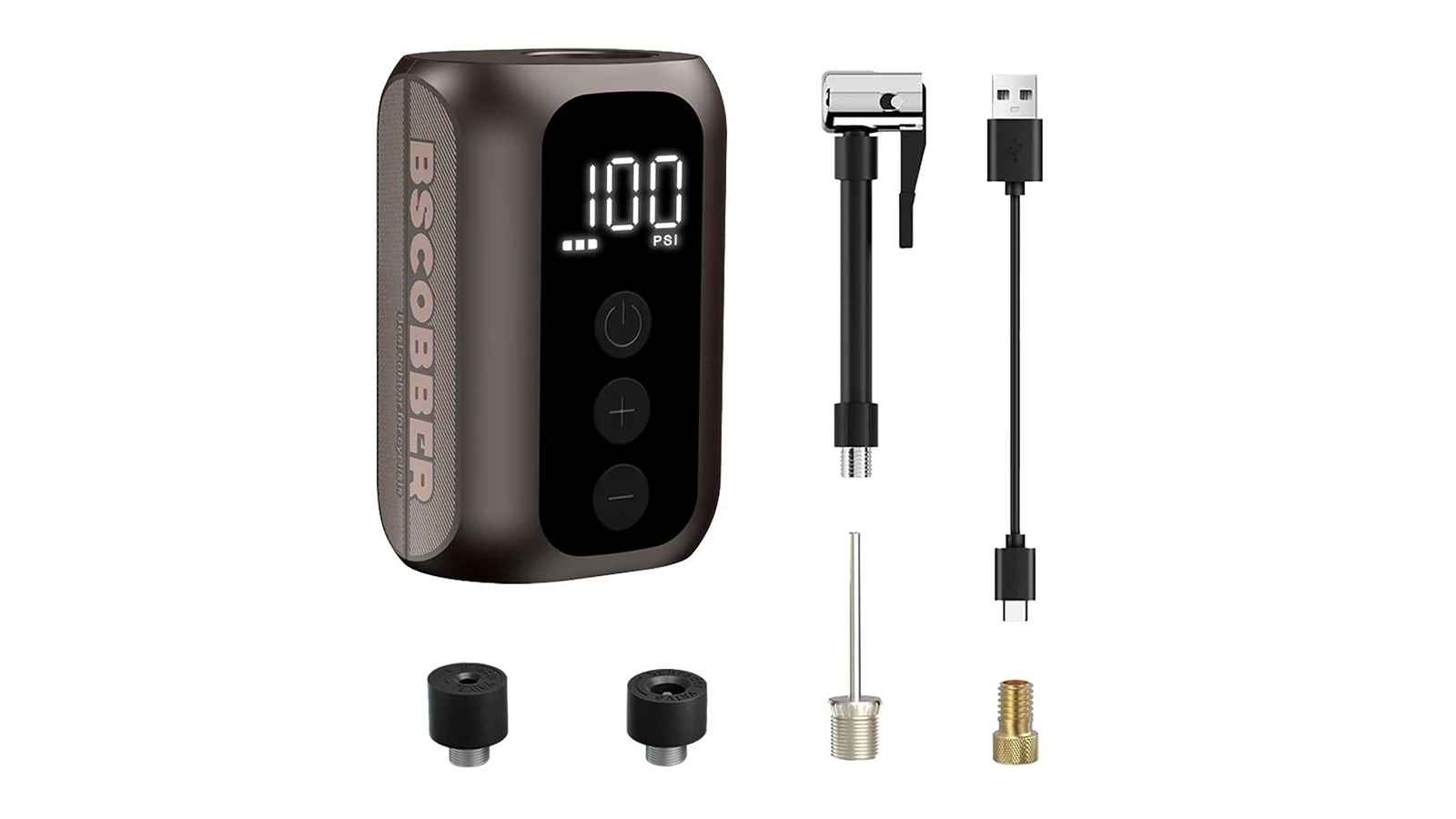 NNEOBA A5 Brown Portable Rechargeable Wireless Air Pump