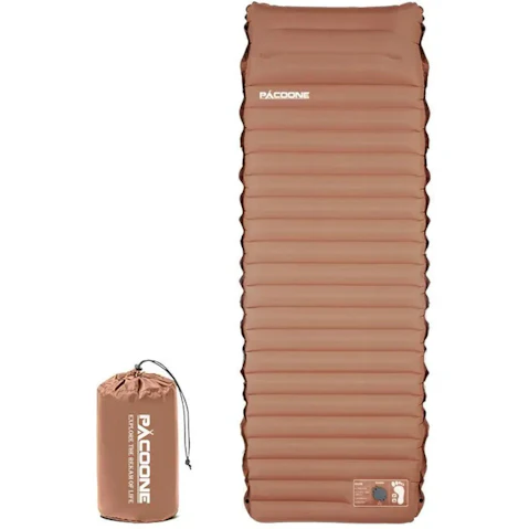 NNEOBA 10cm Self-Inflating Air Mattress Splicable Pad - Brown