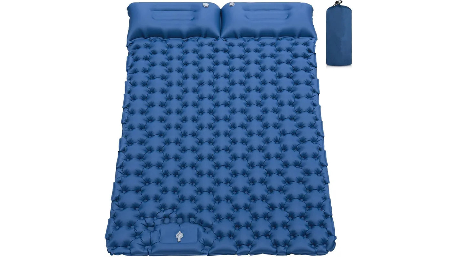 NNEOBA Double Inflatable Camping Waterproof Air Mat - Blue