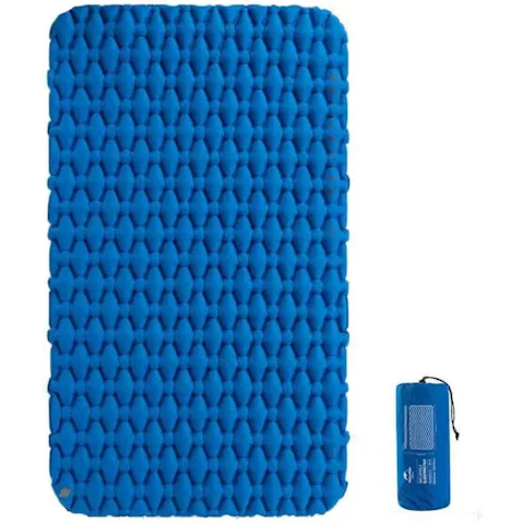 NNEOBA Double Air Mattress Inflatable Sleeping Pad - Blue