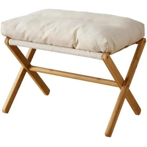 NNEOBA Versatile Velvet Footstool