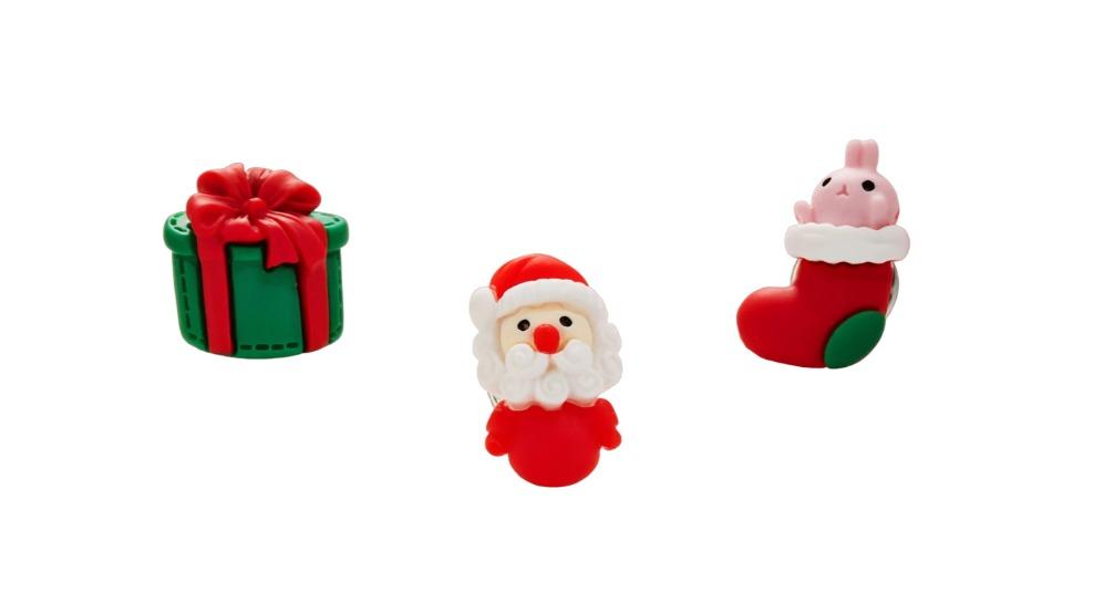 NNEOBA Enchanting Christmas Trio: 3 Piece Festive Enamel Brooches and Pins Set