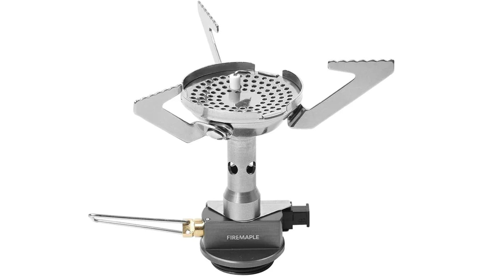 NNEOBA Silver Ignition Propane Butane Camping Stove with Piezo