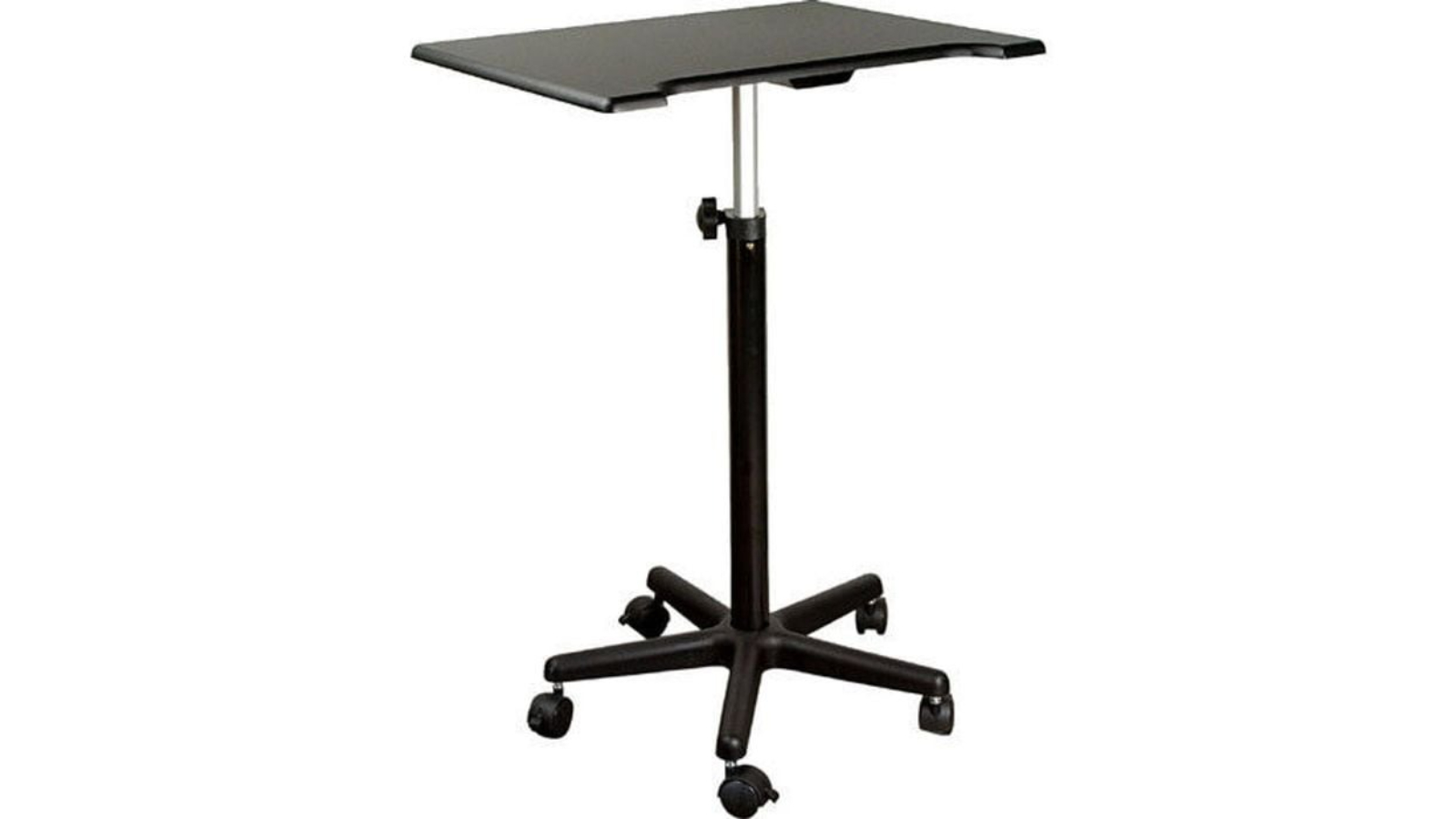 NNEOBA Adjustable Height Movable Laptop Desk with Pulley