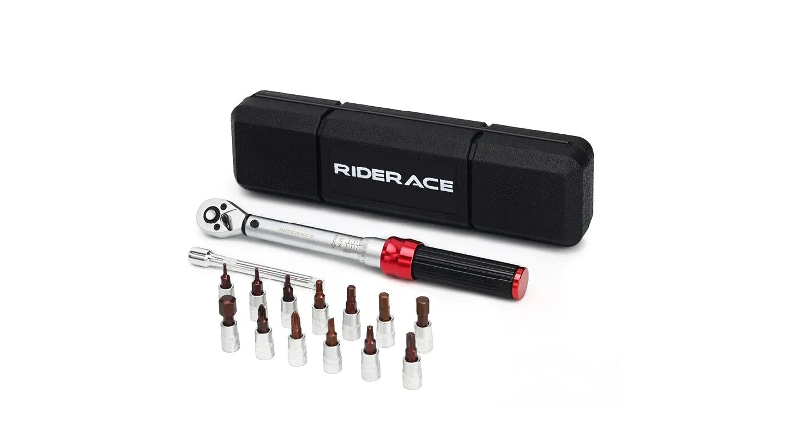 NNEOBA 15 Piece Red Pro Bicycle Repair Torque Wrench Set